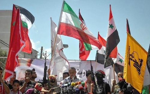  من مهرجان للجبهة الشعبية لتحرير فلسطين في غزّة. أيلول 2014