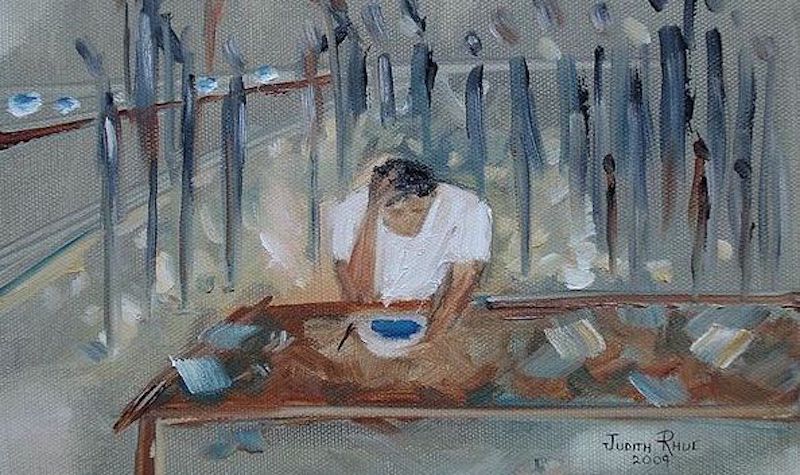 Judith Rhue, Hungry and Homeless, 2009
