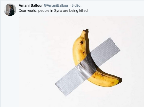 Amani Ballour, Twitter