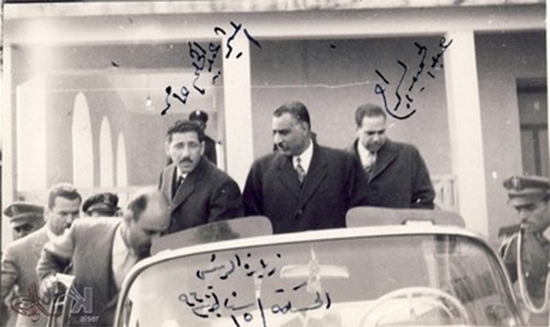 من زيارة جمال عبد الناصر للحسكة سنة 1960.